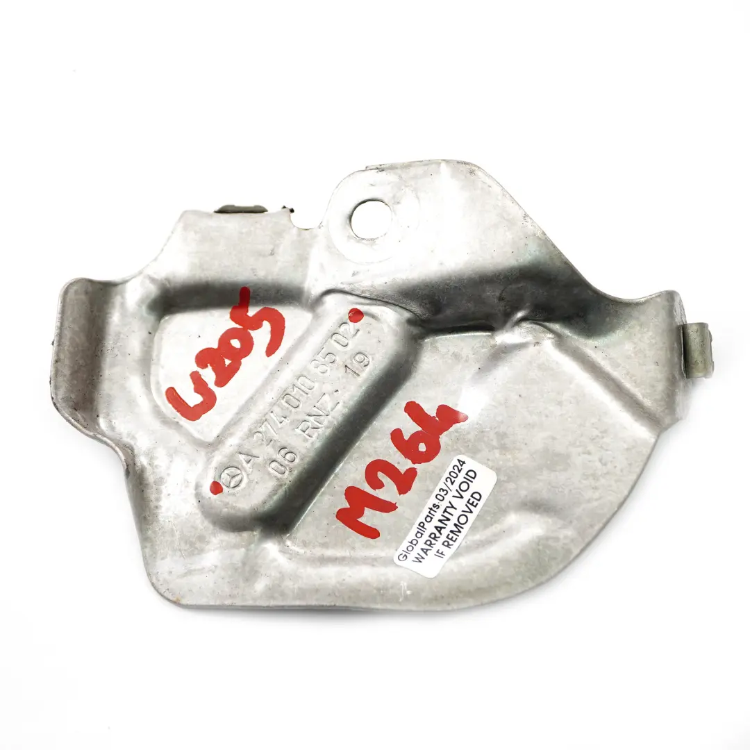 Bouclier thermique Mercedes W167 W213 C238 Couvercle plaque blindage pour à propos du numéro de pièce A2740108502 Bouclier thermique Mercedes W167 W213 C238 Couvercle plaque blindage - SKU A2740108502 - Numéro de pièce A2740108502
