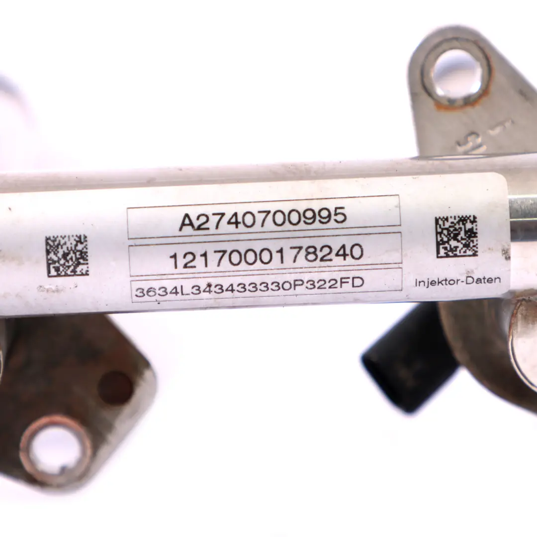 Mercedes W205 M274 Petrol Rail de carburant Injection Injecteur - SKU A2740700995 - Numéro de pièce A2740700995