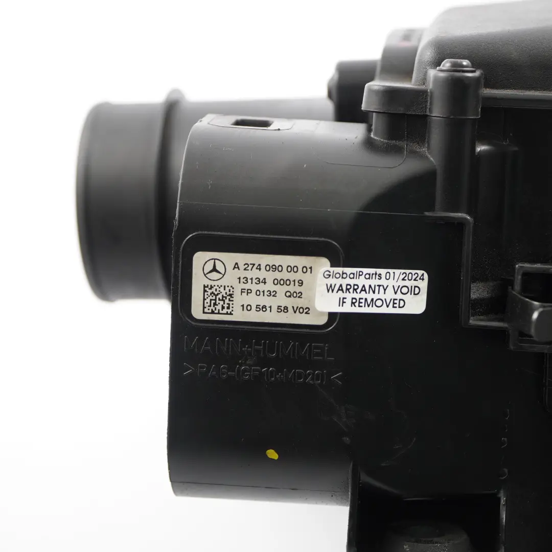 M274 Air Filter Box Silencer Housing Cover to Mercedes W204 C204 with Part number A2740900001 Mercedes W204 C204 M274 Air Filter Box Silencer Housing Cover - SKU A2740900001 - Part number A2740900001