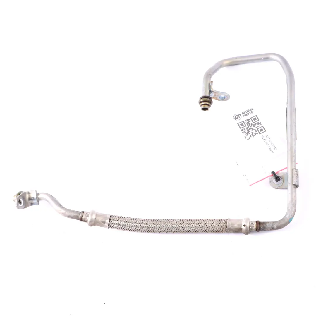 Turbocompresor Tubo Aceite Línea Entrada Gasolina M274 para Mercedes W204 con número de pieza A2740900577 Mercedes W204 Turbocompresor Tubo Aceite Línea Entrada Gasolina M274 - SKU A2740902700 - Número de pieza A2740900577