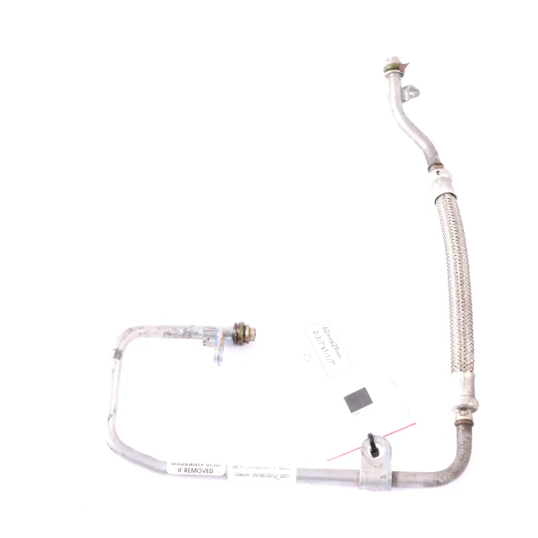 Tuyau d'huile Mercedes W204 M274 Ligne d'admission turbocompresseur  - SKU A2740902700 - Numéro de pièce  A2740900577