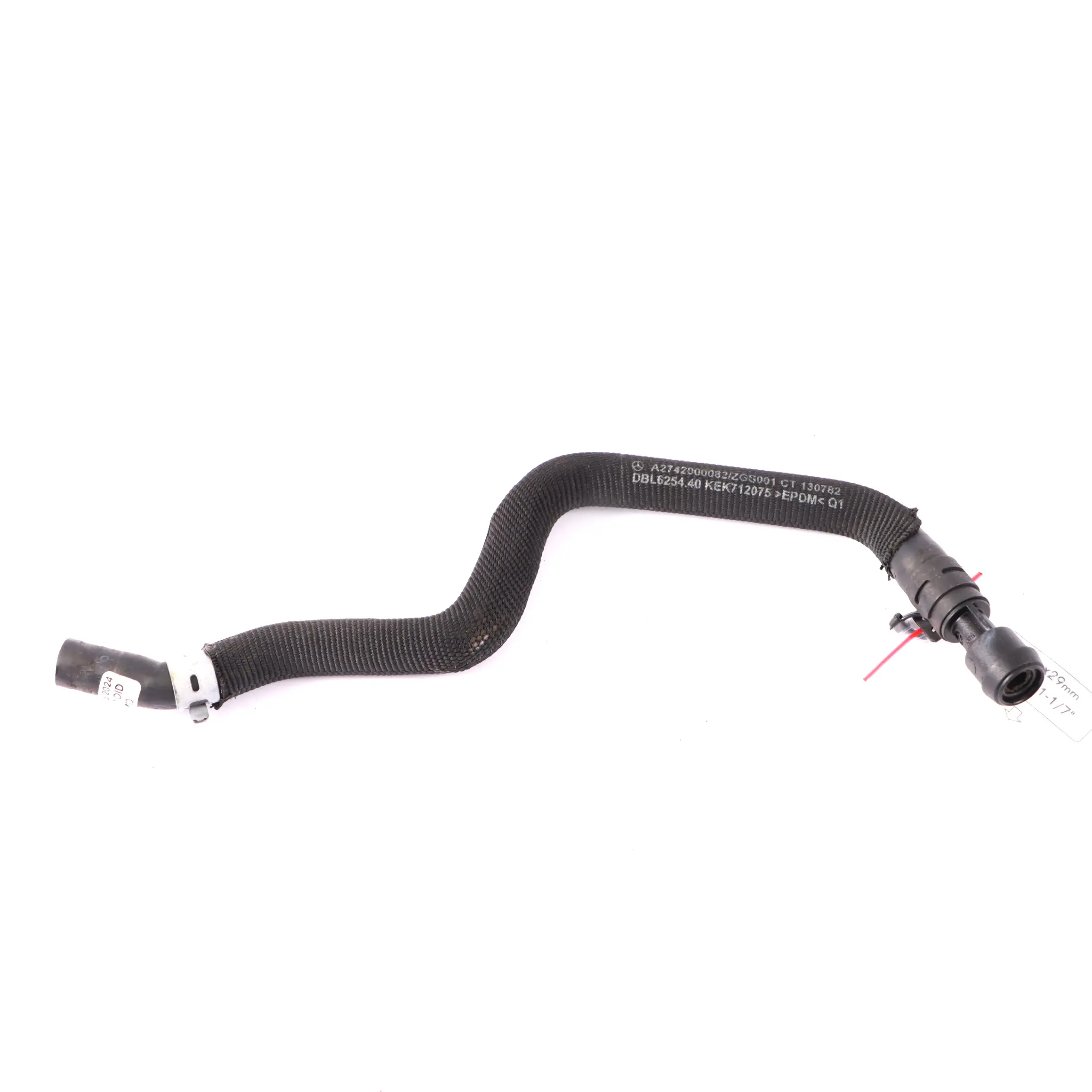 Mercedes W204 Tubo Refrigerante Benzina M274 Linea Acqua Cilindro A2742000982