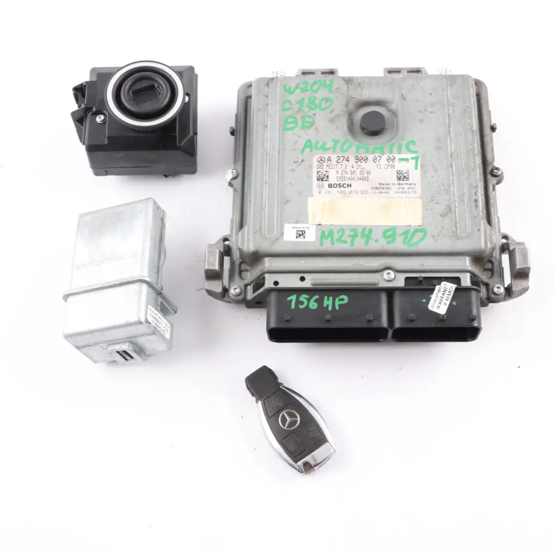 C180 BlueEFFICIENCY M274.910 156HP Motoreinheit ECU für Mercedes W204 mit Teilenummer A2749000700 Mercedes W204 C180 BlueEFFICIENCY M274.910 156HP Motoreinheit ECU - SKU A2749000700 - Teilenummer A2749000700