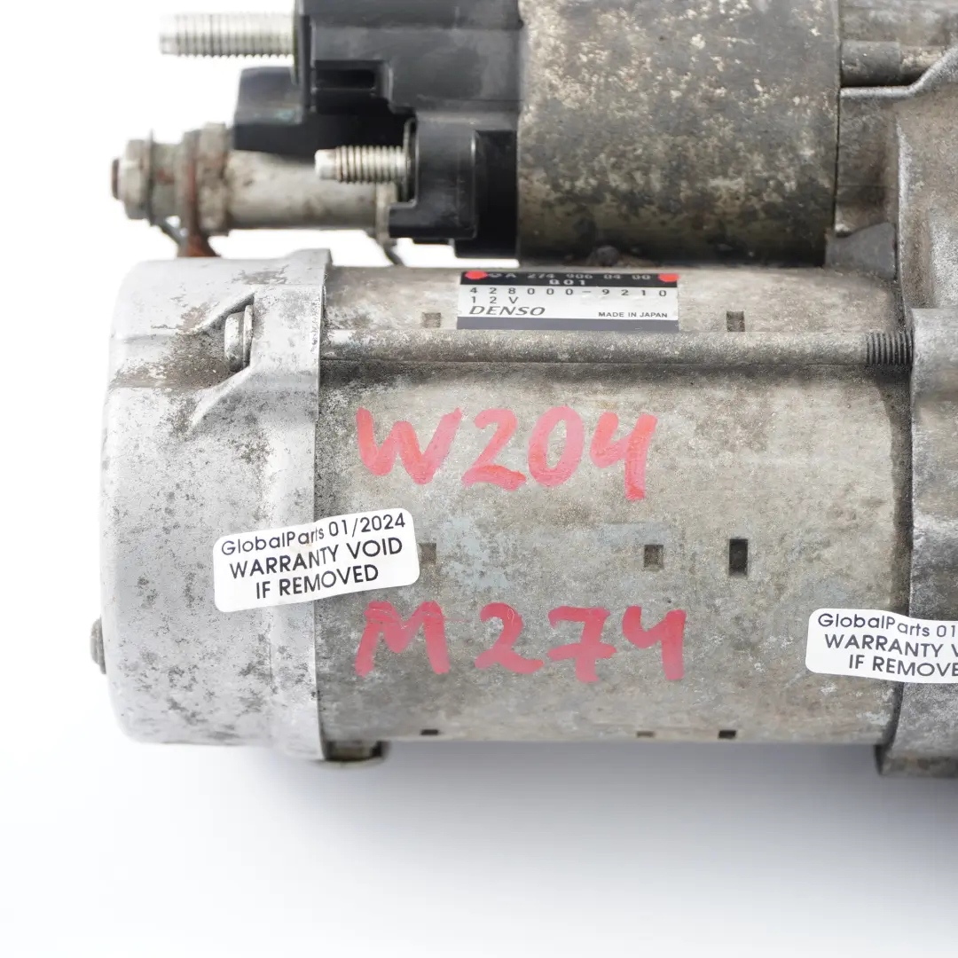 Mercedes W204 W212 M274 OM651 Motor de arranque Motor de arranque - SKU A2749060400 - Número de pieza A2749060400