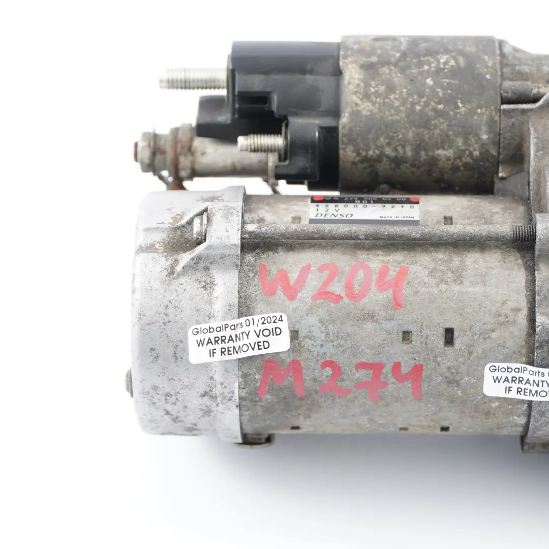 Mercedes W204 W212 M274 OM651 Motor de arranque Motor de arranque - SKU A2749060400 - Número de pieza A2749060400