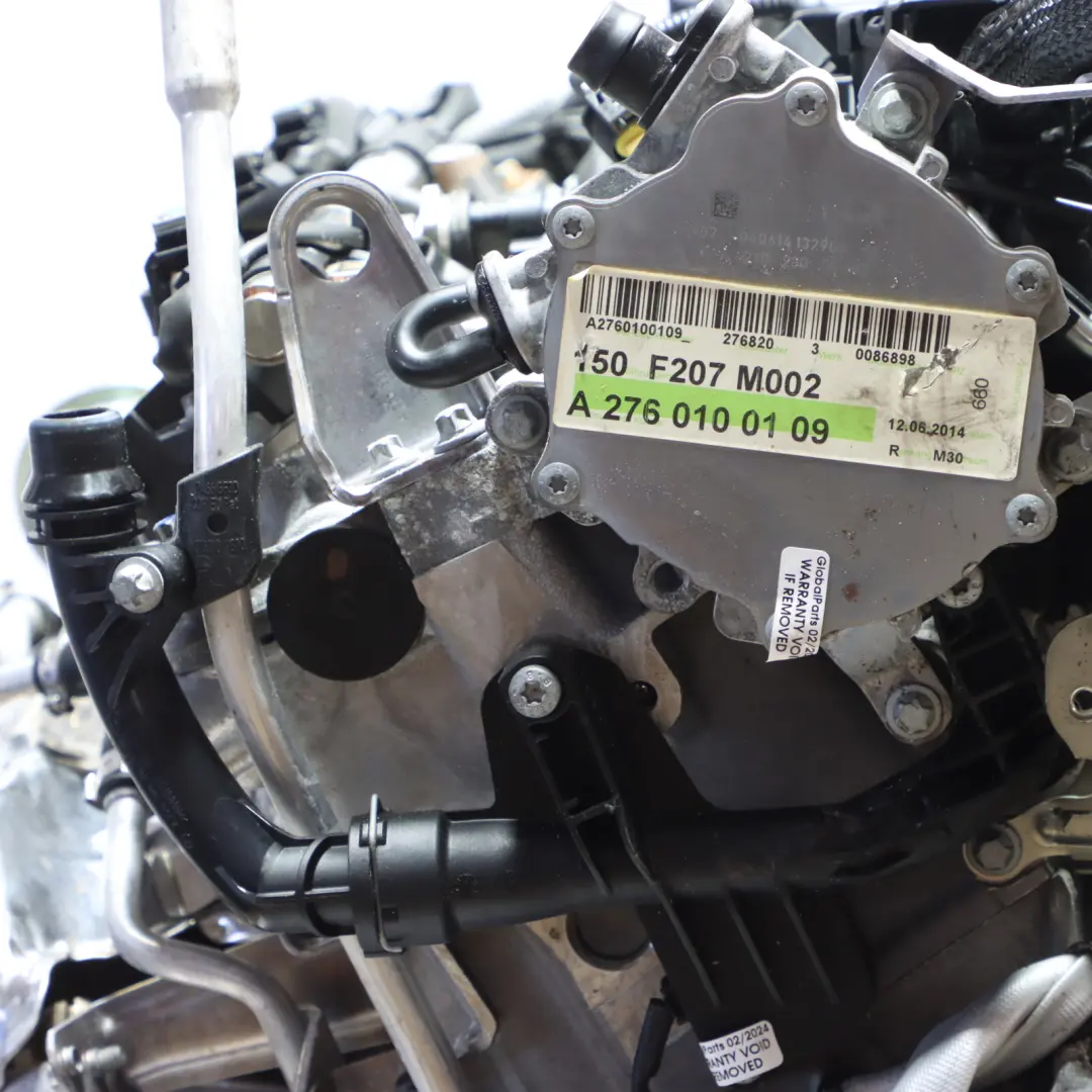 Bare Engine 276820 276.820 59k, WARRANTY to Mercedes C207 W212 CLS C218 320 400 with Part number A2760100109 Mercedes C207 W212 CLS C218 320 400 Bare Engine 276820 276.820 59k, WARRANTY - SKU A2760100109 - Part number A2760100109