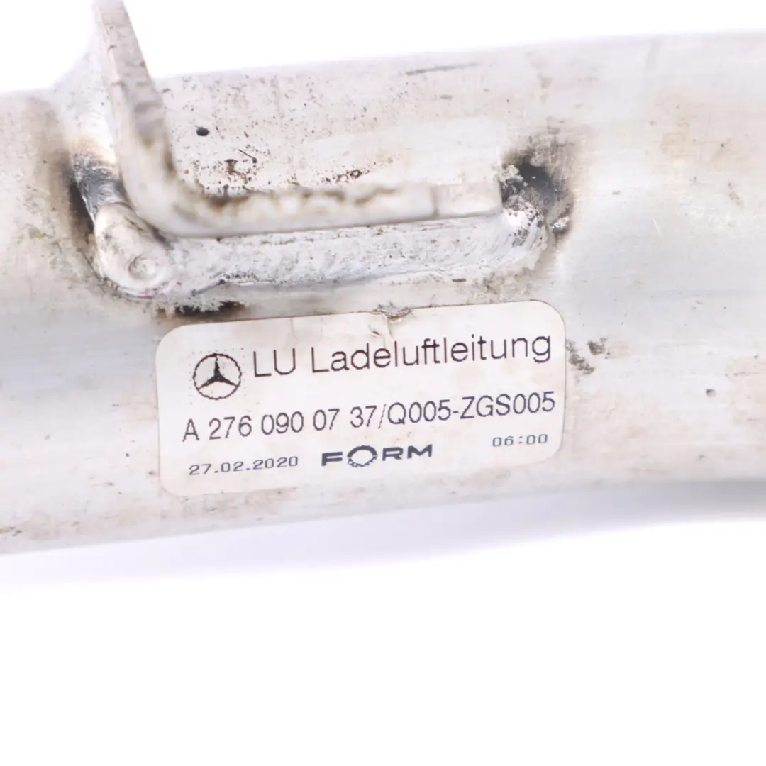 Intercooler Pipe Mercedes W205 Petrol M276 Charge Air Line Left - SKU A2760900737 - Part number A2760900737