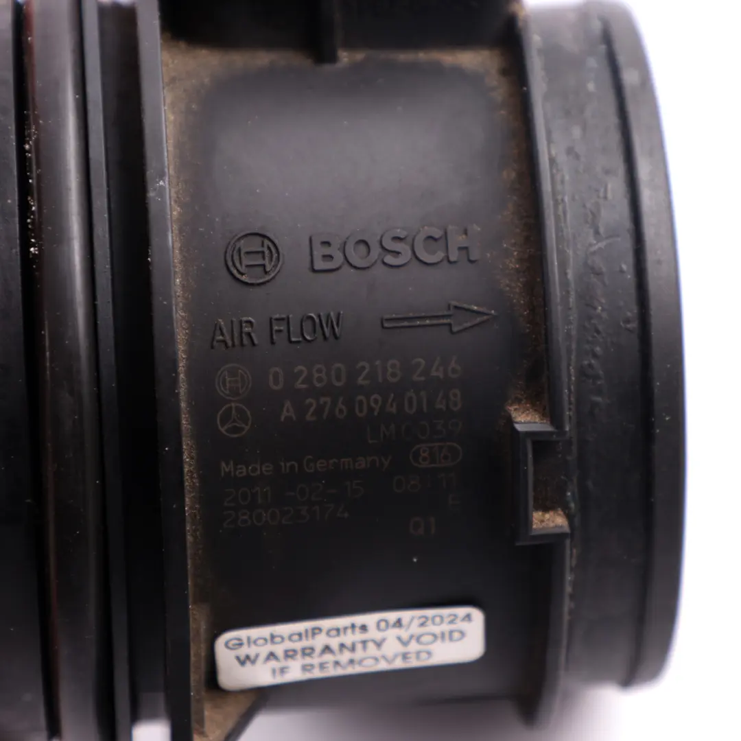 Luftmengen Sensor Mercedes W204 W212 C218 M276 Massemesser Sensor für mit Teilenummer A2760940148 Luftmengen Sensor Mercedes W204 W212 C218 M276 Massemesser Sensor - SKU A2760940148 - Teilenummer A2760940148