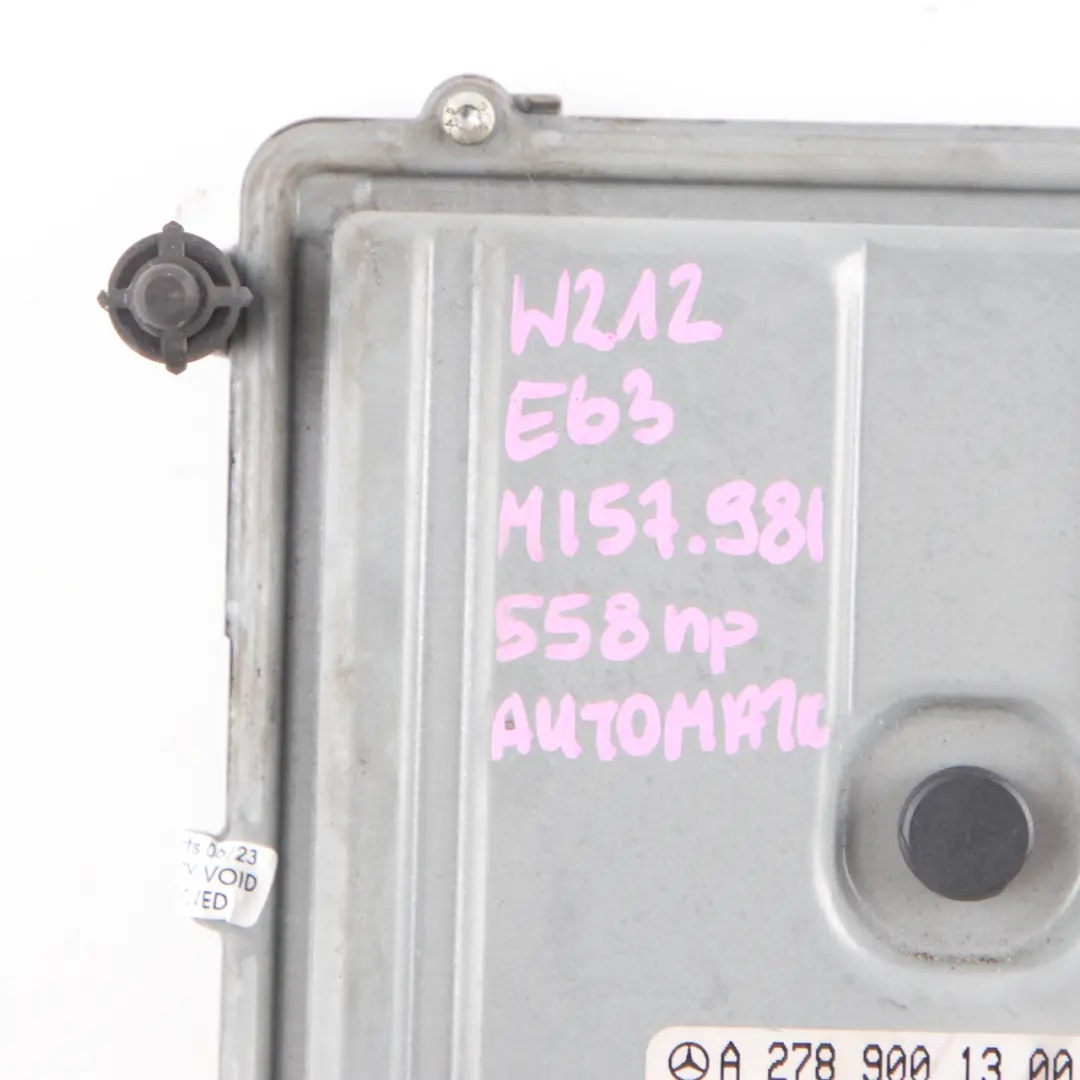 M157.981 558HP Engine Control Unit Module ECU to Mercedes W212 E63 AMG with Part number A2789001300 Mercedes W212 E63 AMG M157.981 558HP Engine Control Unit Module ECU - SKU A2789001300 - Part number A2789001300