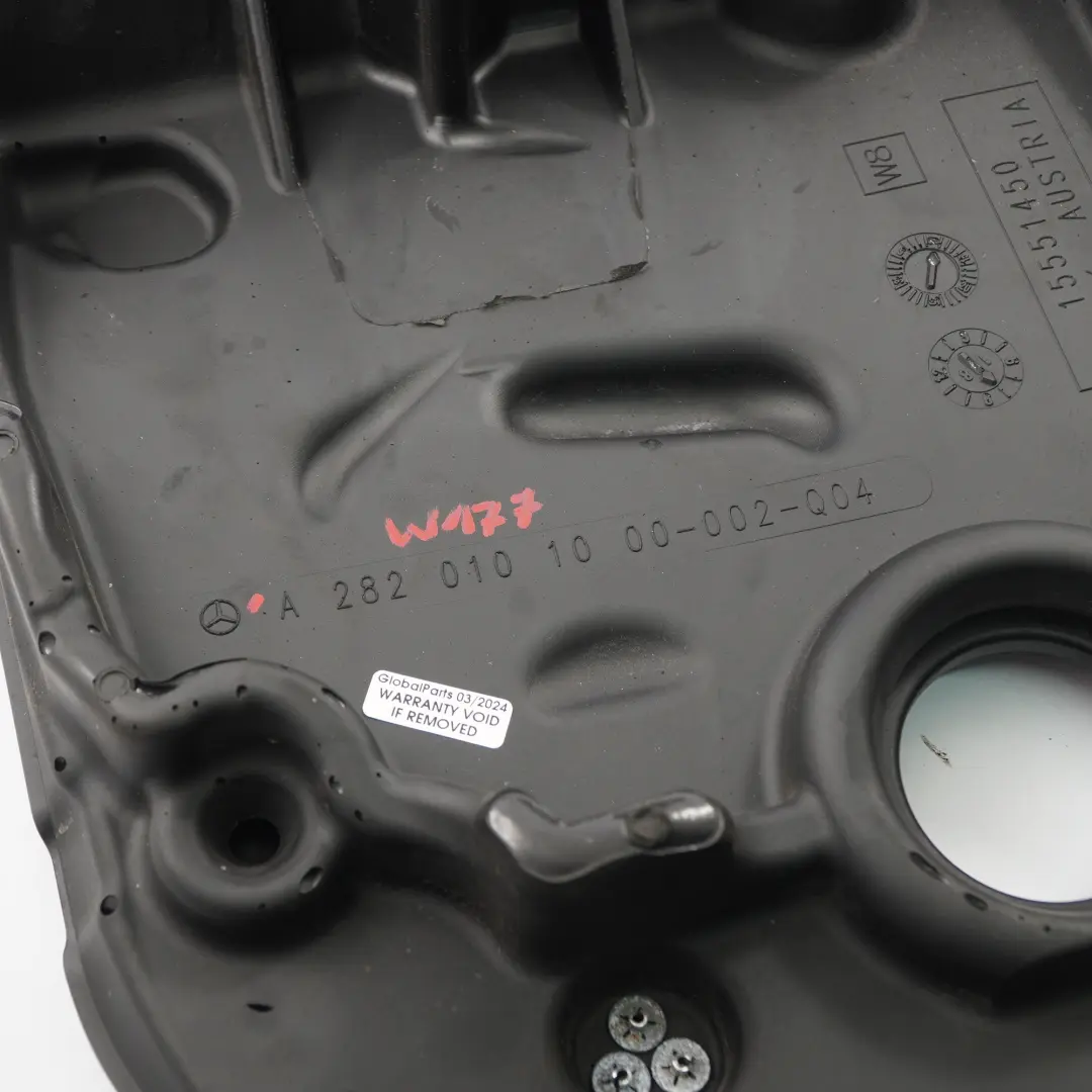  Coperchio motore Mercedes C118 W177 W247 M282 Pannello acustico - SKU A2820101000 - Numero di parte A2820101000