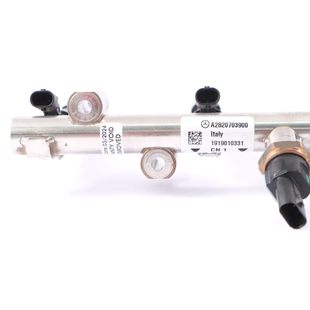 Rail Mercedes W177 Petrol M282 Fuel Distributor Injectors to Fuel with Part number A2820701000 Fuel Rail Mercedes W177 Petrol M282 Fuel Distributor Injectors - SKU A2820701100 - Part number A2820701000
