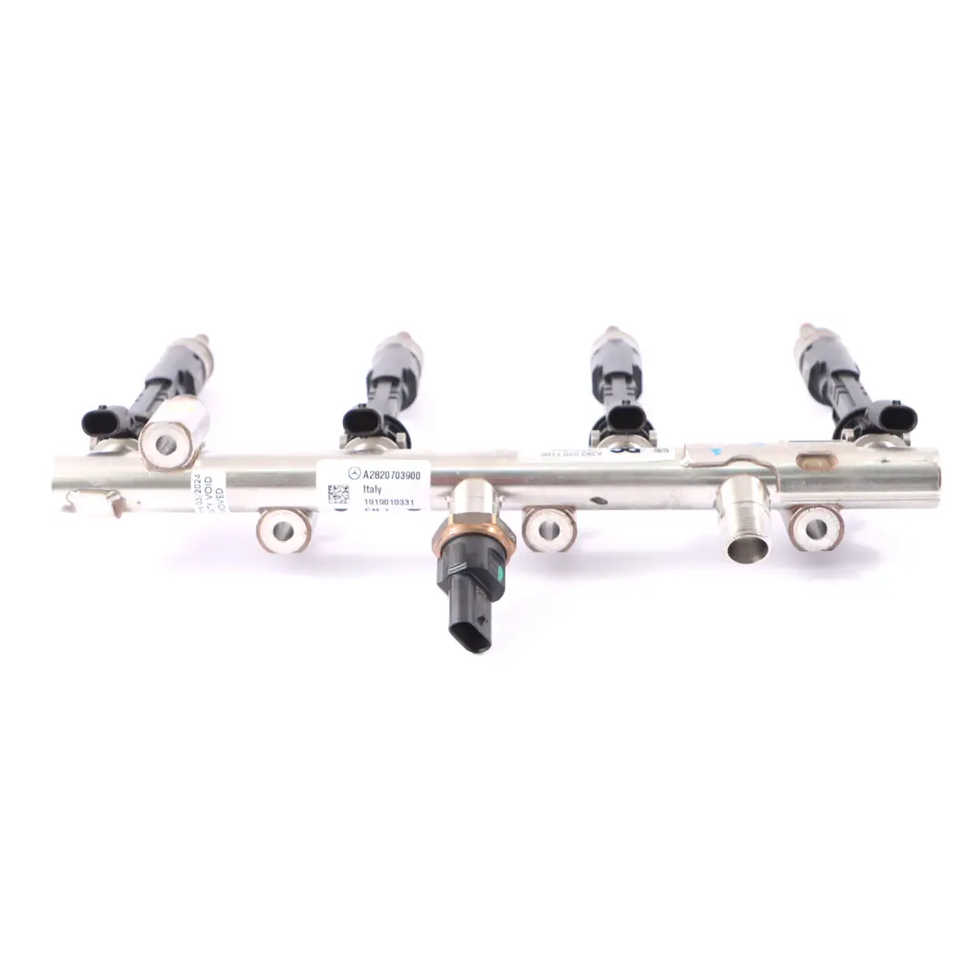 Rail Mercedes W177 Petrol M282 Fuel Distributor Injectors to Fuel with Part number A2820701000 Fuel Rail Mercedes W177 Petrol M282 Fuel Distributor Injectors - SKU A2820701100 - Part number A2820701000