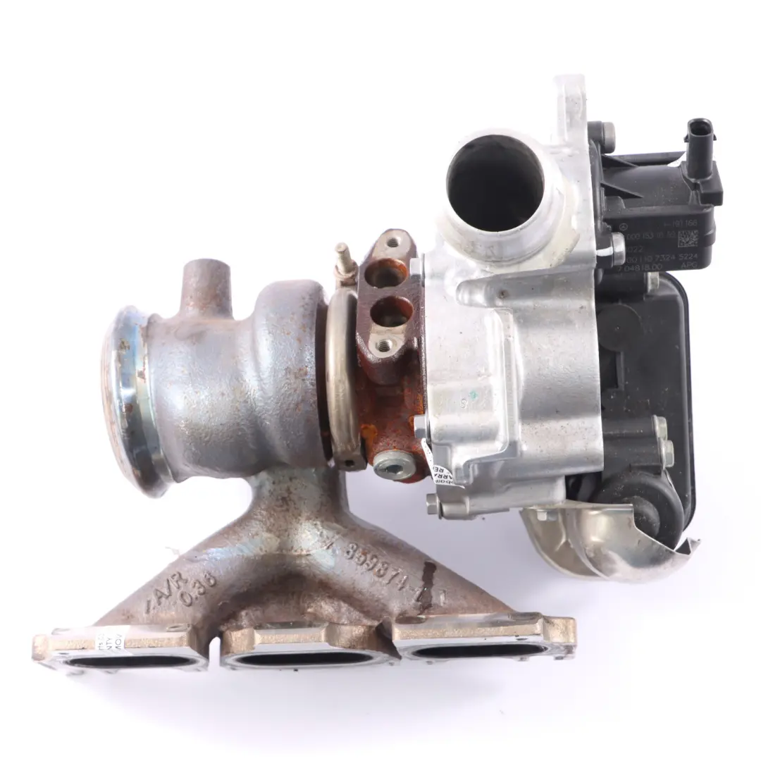 Turbocharger Mercedes W177 C118 CLA200 Petrol M282.914 Turbo Exhaust Manifold to with Part number A2820900280 Turbocharger Mercedes W177 C118 CLA200 Petrol M282.914 Turbo Exhaust Manifold - SKU A2820900280 - Part number A2820900280