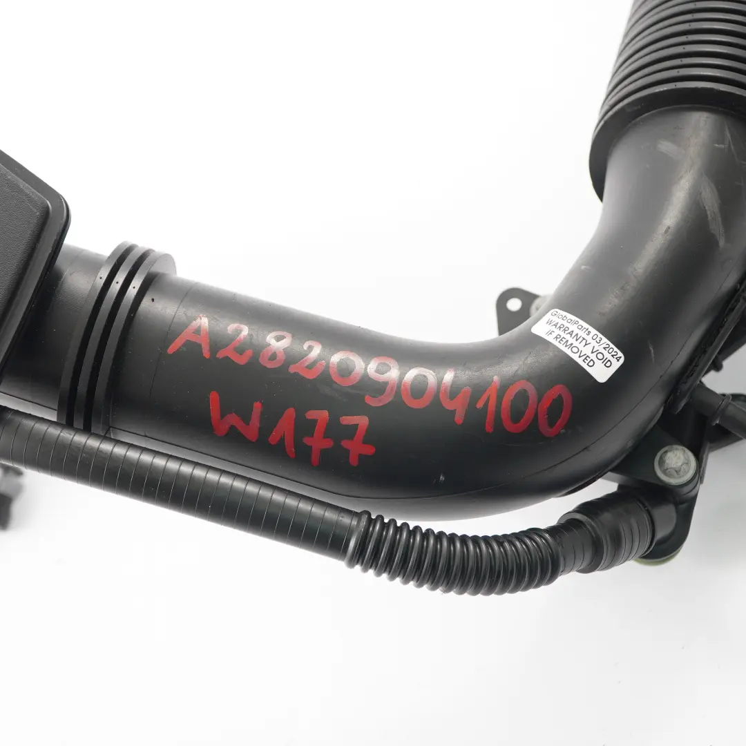 Air Pipe Mercedes W177 M282 Manifold Air Intake Pipe Hose - SKU A2820904100 - Part number A2820901800
