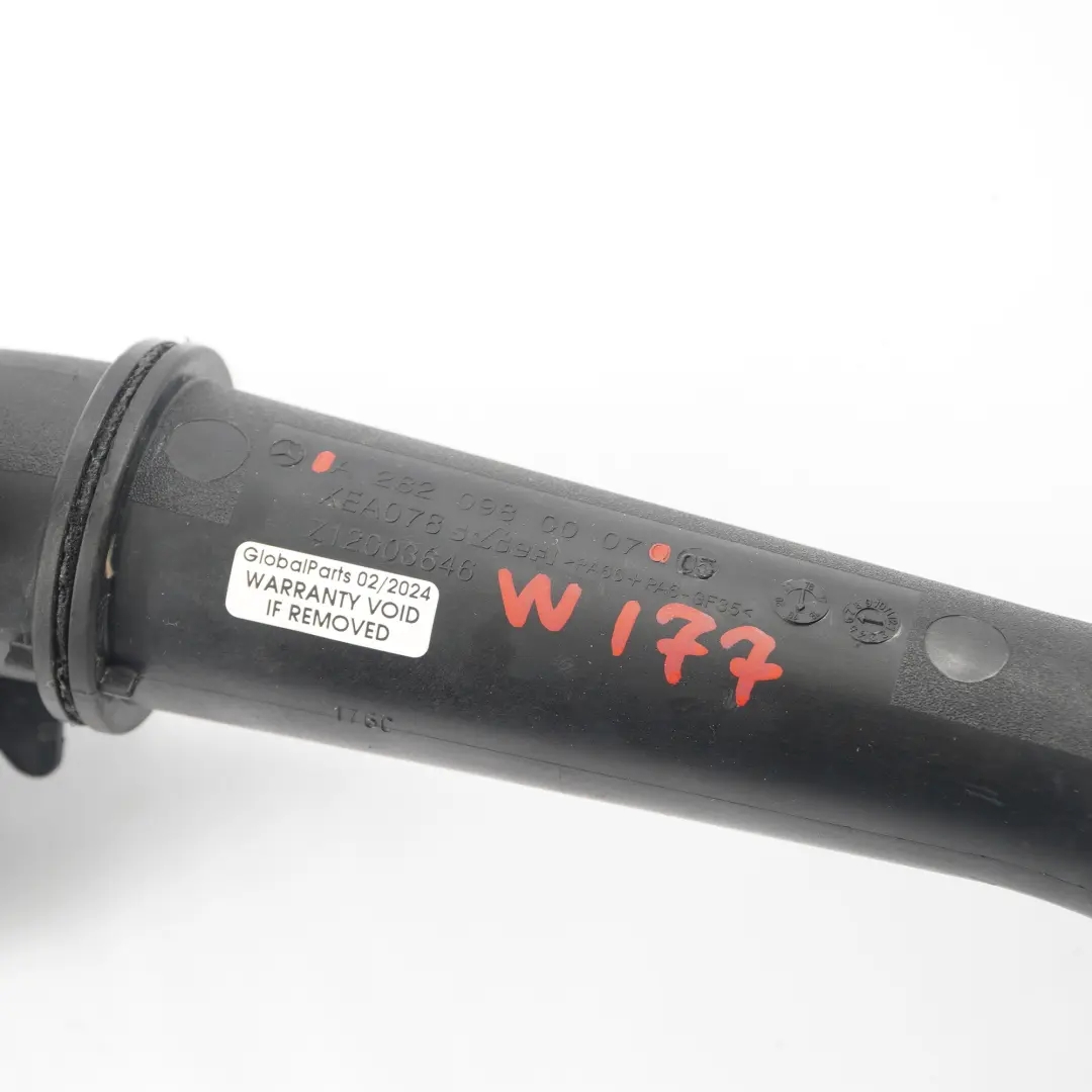 M282 Petrol Air Intake Charge Hose Pipe Line A2820980007 to Mercedes W177 with Part number A2820981200 Mercedes W177 M282 Petrol Air Intake Charge Hose Pipe Line A2820980007 - SKU A2820981200 - Part number A2820981200