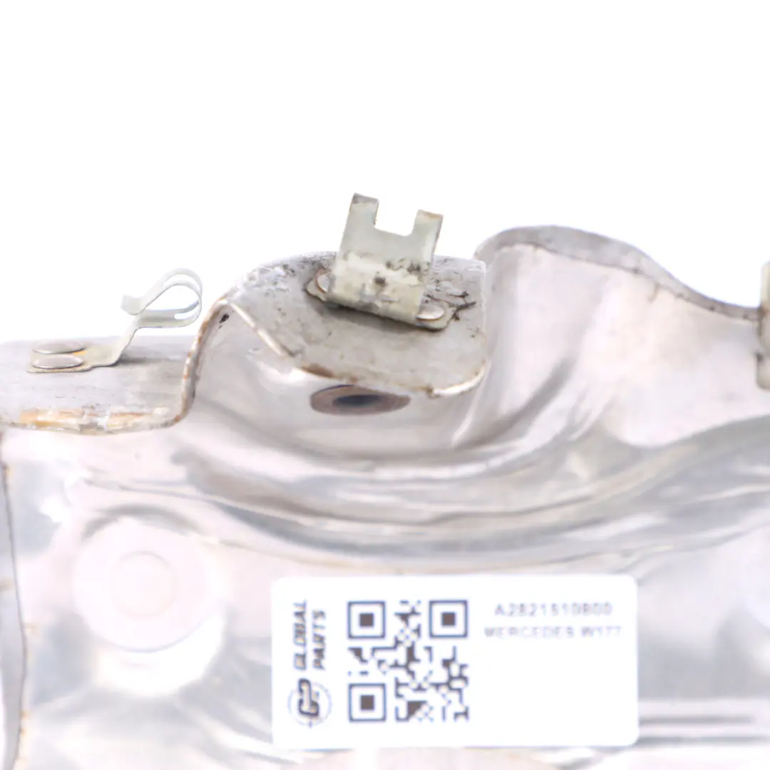 Gasolina M282 Placa Protección Térmica Turbocompresor para Mercedes W177 con número de pieza A2821510900 Mercedes W177 Gasolina M282 Placa Protección Térmica Turbocompresor - SKU A2821510800 - Número de pieza A2821510900