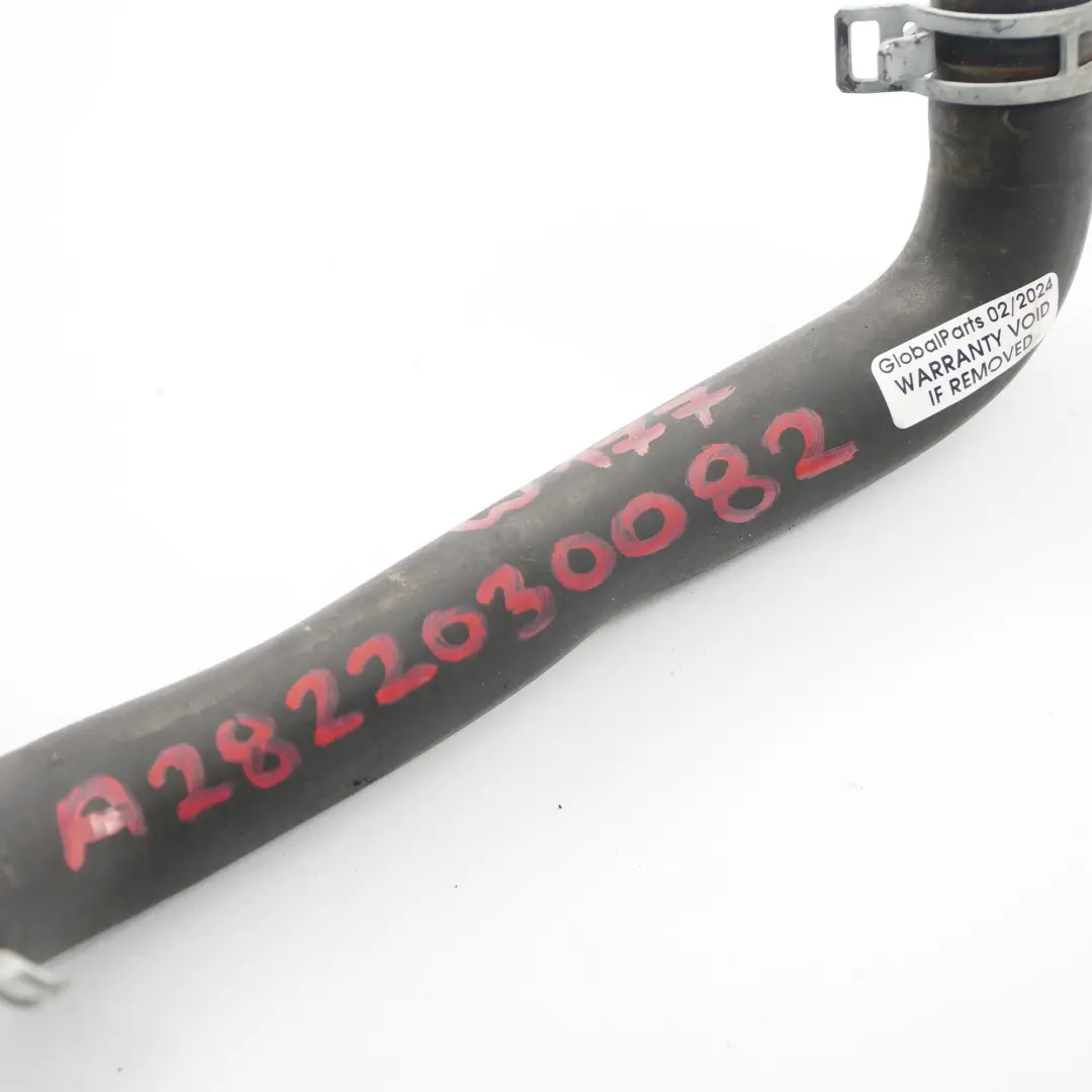 Tuyau d'eau Mercedes W177 W247 M282 Conduite liquide refroidissement pour à propos du numéro de pièce A2822030082 Tuyau d'eau Mercedes W177 W247 M282 Conduite liquide refroidissement - SKU A2822030082 - Numéro de pièce A2822030082