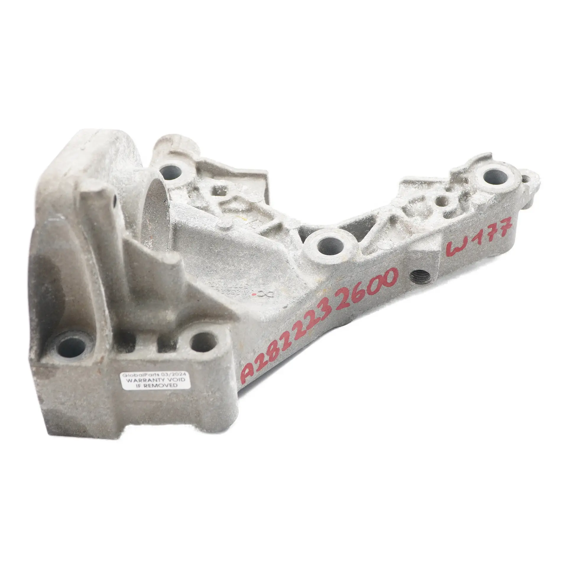 Sospensione motore Mercedes W177 M282 Supporto supporto motore A2822232600