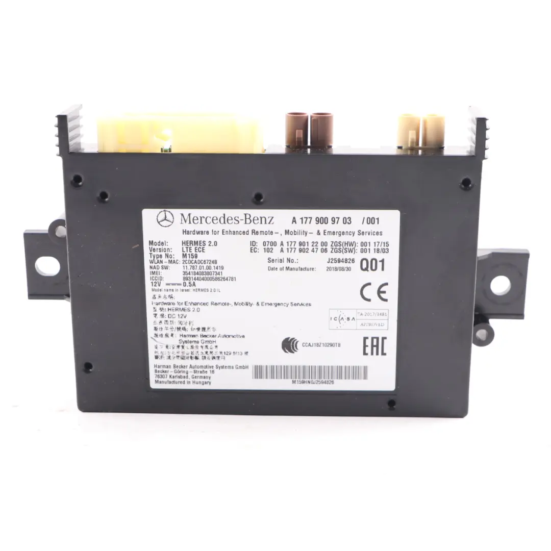 A200 282.914 163HP Petrol ECU Kit Key BCM Automatic to Mercedes W177 with Part number A2829003300 Mercedes W177 A200 282.914 163HP Petrol ECU Kit Key BCM Automatic - SKU A2829003300-2 - Part number A2829003300