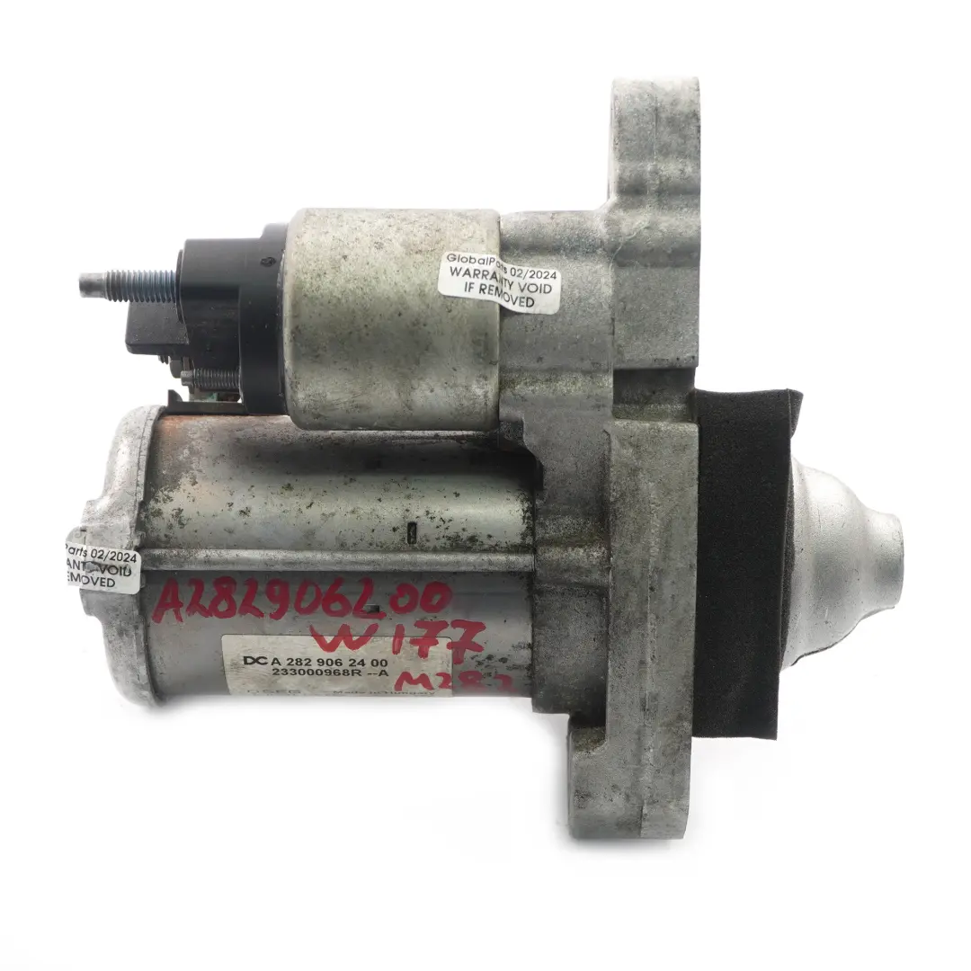 Starter Mercedes W177 M282 Petrol Engine Starter Motor - SKU A2829062400 - Part number A2829062400
