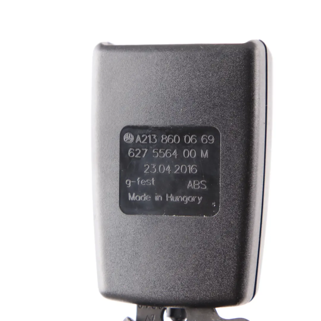 Sitzschnalle Mercedes W213 S213 Gurtstraffer hinten rechts A2138600669 für mit Teilenummer A2908601100 Sitzschnalle Mercedes W213 S213 Gurtstraffer hinten rechts A2138600669 - SKU A2908601100 - Teilenummer A2908601100