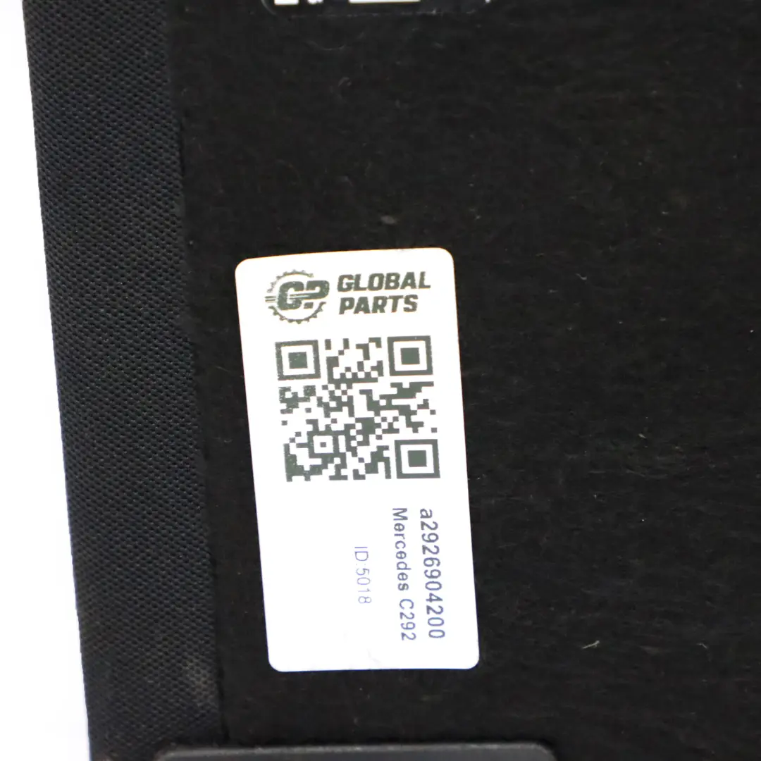 Mercedes C292 Rivestimento del pannello del bagagliaio Nero - SKU A2926904200 - Numero di parte A2926904200