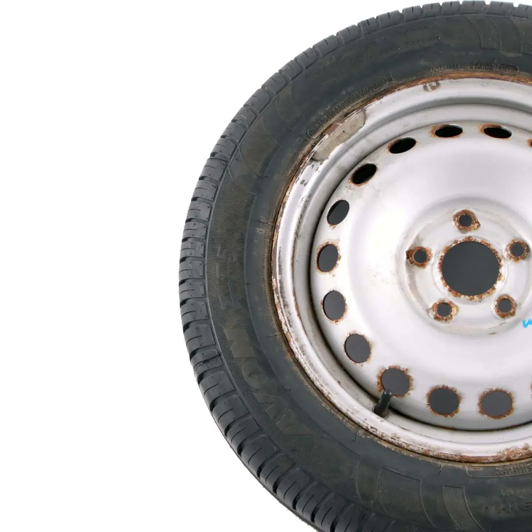 Spare Wheel Steel R15 Tyre 195/65 to Mercedes W415 Citan Silver Compact with Part number A4154016200 Mercedes W415 Citan Silver Compact Spare Wheel Steel R15 Tyre 195/65 - SKU A4154016200 - Part number A4154016200