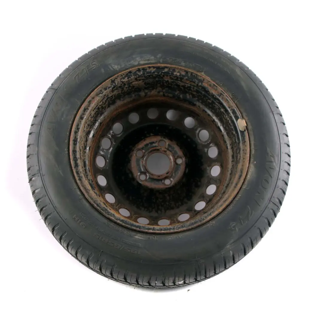 Spare Wheel Steel R15 Tyre 195/65 to Mercedes W415 Citan Silver Compact with Part number A4154016200 Mercedes W415 Citan Silver Compact Spare Wheel Steel R15 Tyre 195/65 - SKU A4154016200 - Part number A4154016200