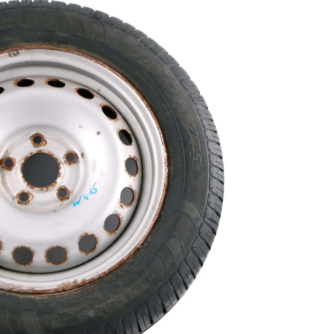 Spare Wheel Steel R15 Tyre 195/65 to Mercedes W415 Citan Silver Compact with Part number A4154016200 Mercedes W415 Citan Silver Compact Spare Wheel Steel R15 Tyre 195/65 - SKU A4154016200 - Part number A4154016200