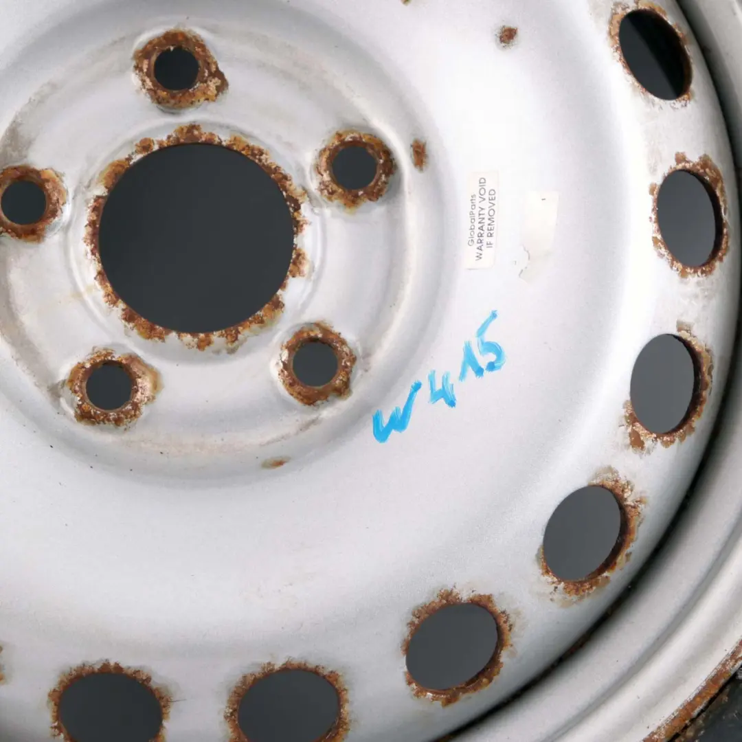 Spare Wheel Steel R15 Tyre 195/65 to Mercedes W415 Citan Silver Compact with Part number A4154016200 Mercedes W415 Citan Silver Compact Spare Wheel Steel R15 Tyre 195/65 - SKU A4154016200 - Part number A4154016200