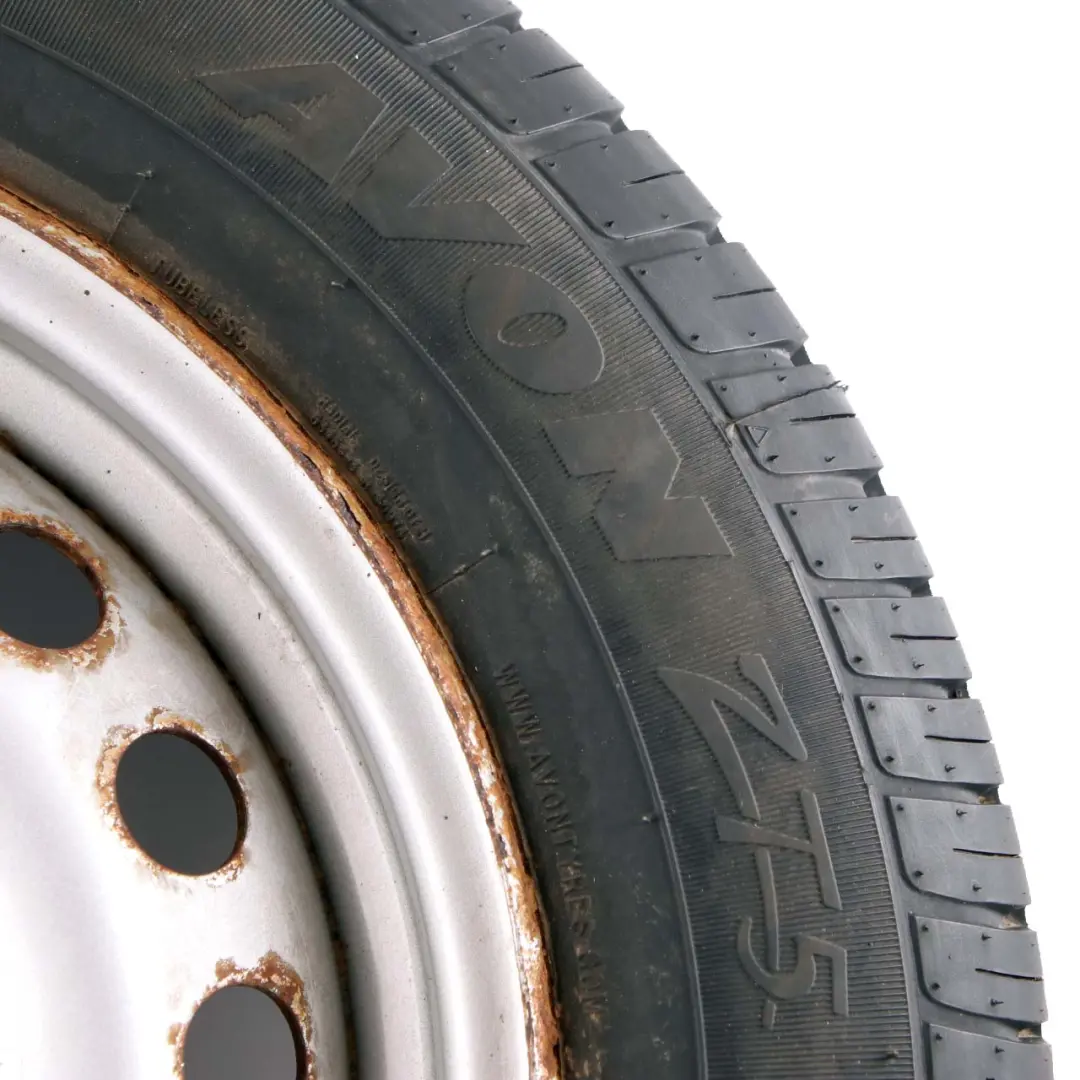 Spare Wheel Steel R15 Tyre 195/65 to Mercedes W415 Citan Silver Compact with Part number A4154016200 Mercedes W415 Citan Silver Compact Spare Wheel Steel R15 Tyre 195/65 - SKU A4154016200 - Part number A4154016200