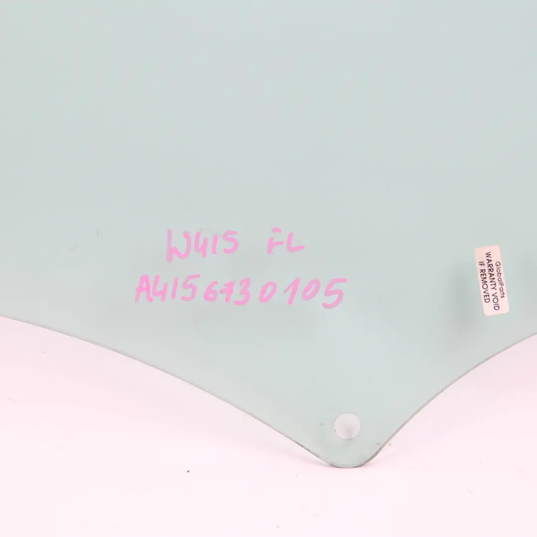 Door Window Glass Front Left N/S Side Pane Green AS2 to Mercedes W415 Citan with Part number A4156730105 Mercedes W415 Citan Door Window Glass Front Left N/S Side Pane Green AS2 - SKU A4156730105 - Part number A4156730105