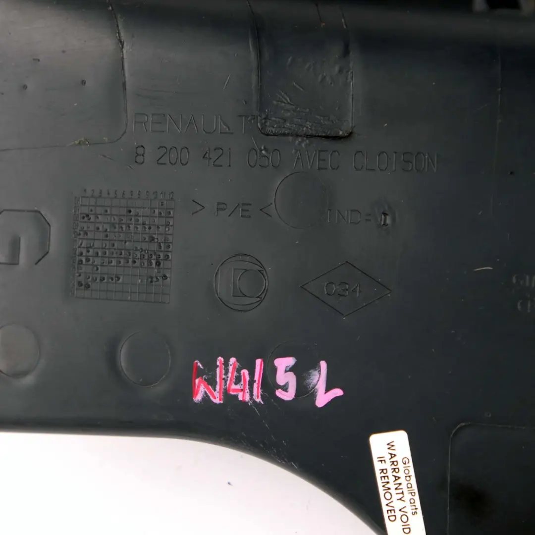 Mercedes Citan W415 B Pillar Left N/S Trim Cover Panel Black 8200421050 - SKU A4156920600 - Part number A4156920600