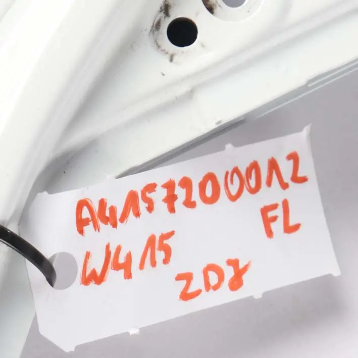 Door Front Left Panel Shell N/S Arctic White - 9147 to Mercedes Citan W415 with Part number A4157200012 Mercedes Citan W415 Door Front Left Panel Shell N/S Arctic White - 9147 - SKU A4157200012-ARW - Part number A4157200012
