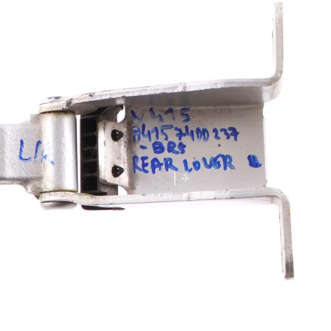 Door Hinge Lower Left Right N/O/S Brilliant Silver 9744 to Mercedes W415 Rear with Part number A4157400237 Mercedes W415 Rear Door Hinge Lower Left Right N/O/S Brilliant Silver 9744 - SKU A4157400237-BRS - Part number A4157400237
