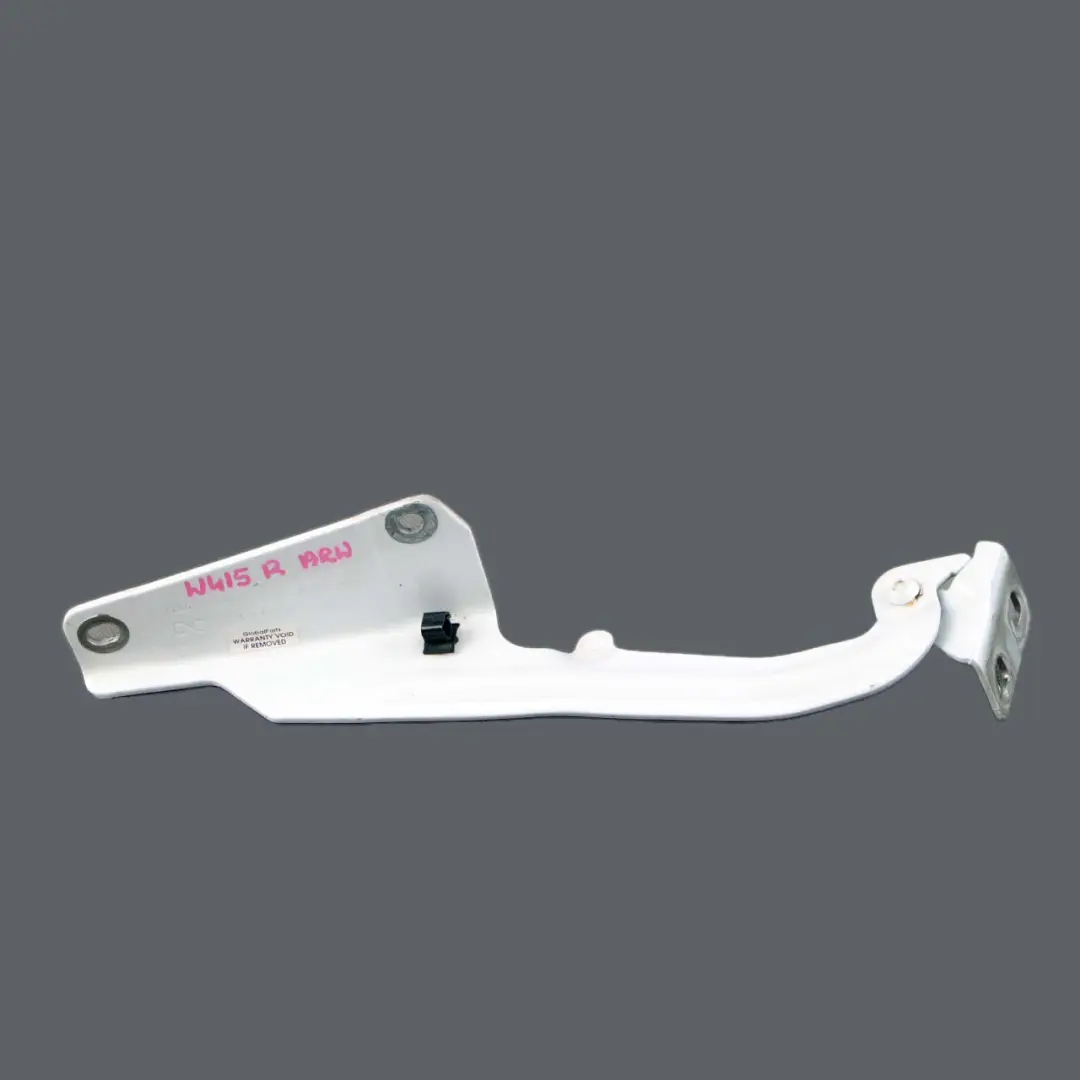 Hood Hinge Bonnet Right O/S Arctic White - 9147 654005382R to Mercedes Citan W415 with Part number A4157510200 Mercedes Citan W415 Hood Hinge Bonnet Right O/S Arctic White - 9147 654005382R - SKU A4157510200-ARW - Part number A4157510200