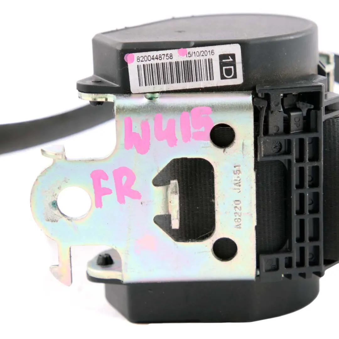 Belt Safety Front Right O/S Black to Mercedes W415 Citan Seat with Part number A4158600386 Mercedes W415 Citan Seat Belt Safety Front Right O/S Black - SKU A4158600386 - Part number A4158600386