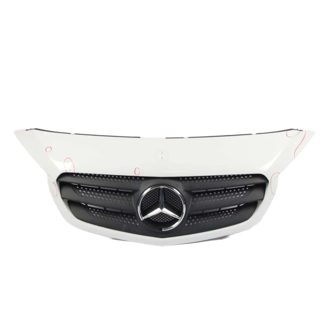 Radiator Grille Front Hood Bonnet Panel Chrome Alpine White to Mercedes Citan W415 with Part number A4158870301 Mercedes Citan W415 Radiator Grille Front Hood Bonnet Panel Chrome Alpine White - SKU A4158870301-ARW - Part number A4158870301