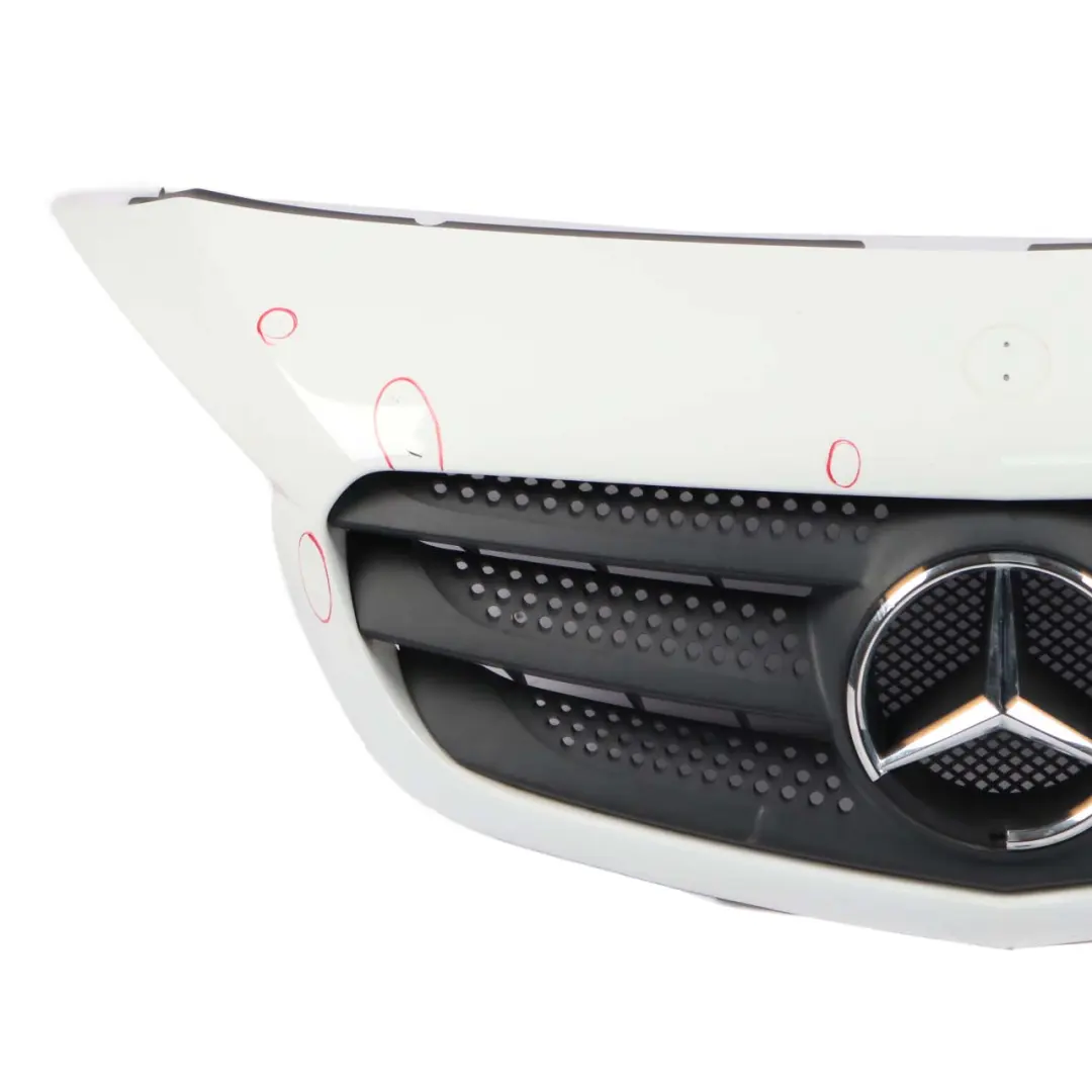 Radiator Grille Front Hood Bonnet Panel Chrome Alpine White to Mercedes Citan W415 with Part number A4158870301 Mercedes Citan W415 Radiator Grille Front Hood Bonnet Panel Chrome Alpine White - SKU A4158870301-ARW - Part number A4158870301