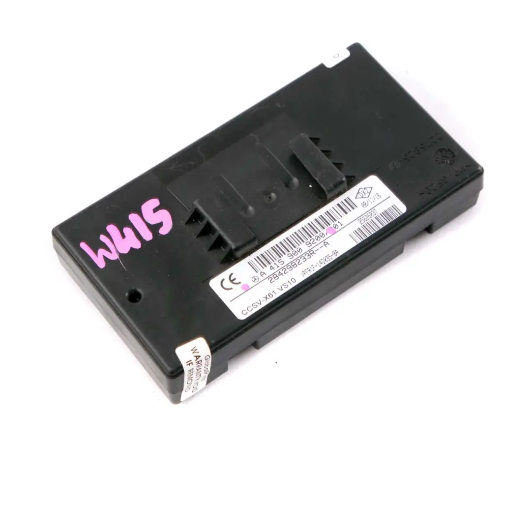 Control Unit Module Electronic to Mercedes W415 Citan with Part number A4159009200 Mercedes W415 Citan Control Unit Module Electronic - SKU A4159009200 - Part number A4159009200