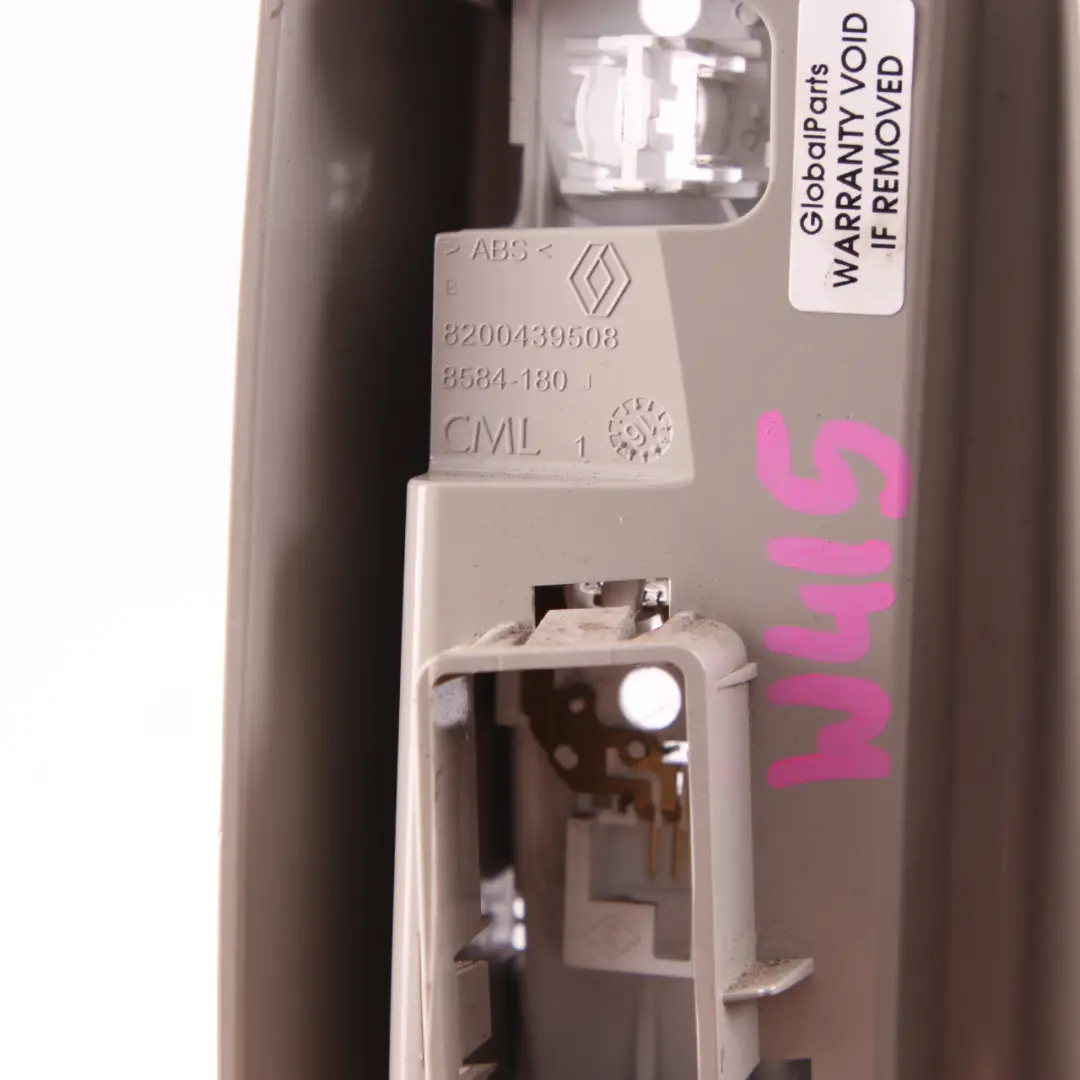 Interior Light Mercedes W415 Citan Rear Trunk Lamp Trim Panel 8200439508 to with Part number A4159060500 Interior Light Mercedes W415 Citan Rear Trunk Lamp Trim Panel 8200439508 - SKU A4159060500 - Part number A4159060500