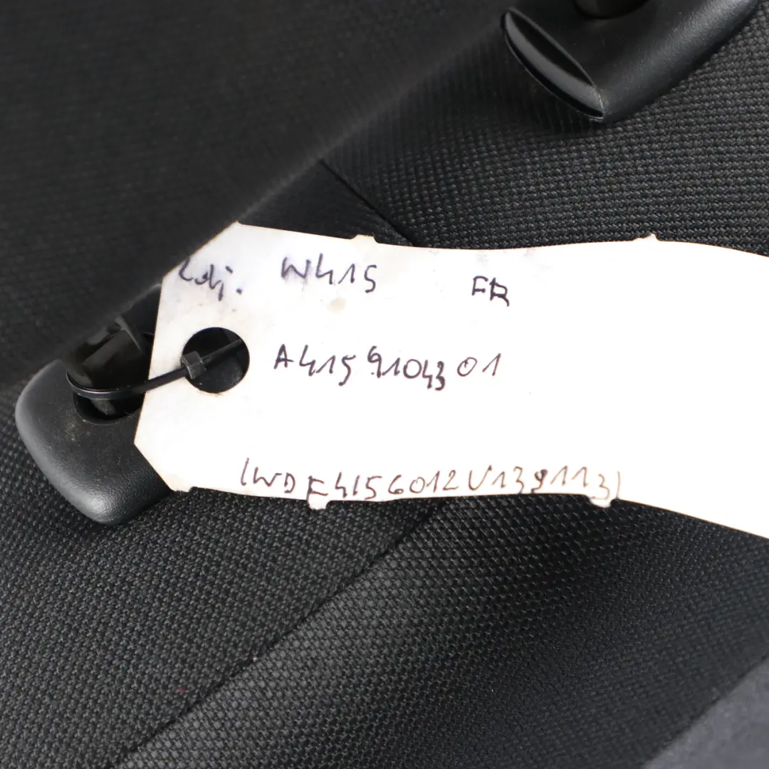 Front Seat Mercedes W415 Citan Cloth Fabric Right O/S Passenger Black Anthracit to with Part number A4159104301 Front Seat Mercedes W415 Citan Cloth Fabric Right O/S Passenger Black Anthracit - SKU A4159104301 - Part number A4159104301