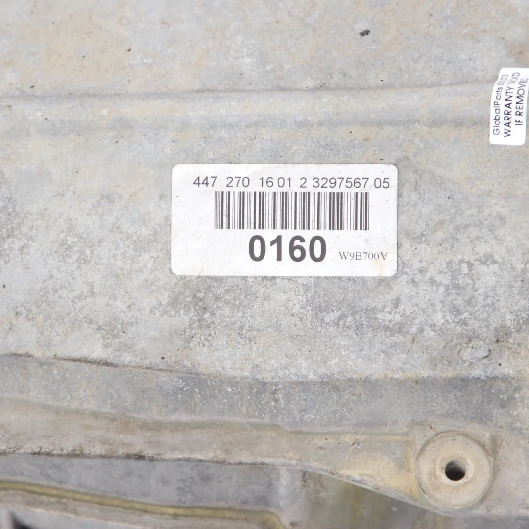 Gearbox 725005 A4472701601 4472701601 WARRANTY to Mercedes Vito W447 Automatic with Part number A4472701101 Mercedes Vito W447 Automatic Gearbox 725005 A4472701601 4472701601 WARRANTY - SKU A4472701101 - Part number A4472701101