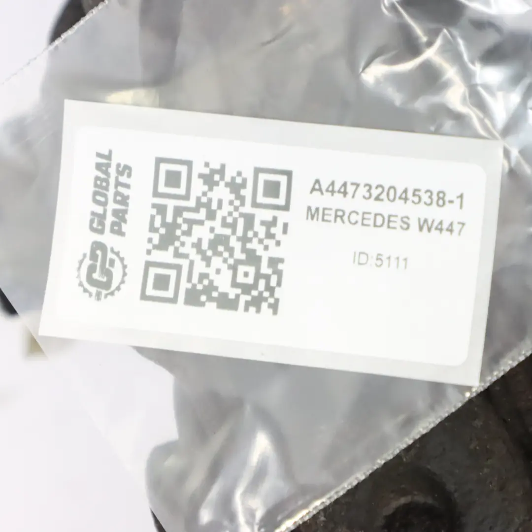 anteriore destro sospensione gamba freno ruota mozzo disco pinza per Mercedes W447 con numero di parte A4473204538 Mercedes W447 anteriore destro sospensione gamba freno ruota mozzo disco pinza - SKU A4473204538-1 - Numero di parte A4473204538