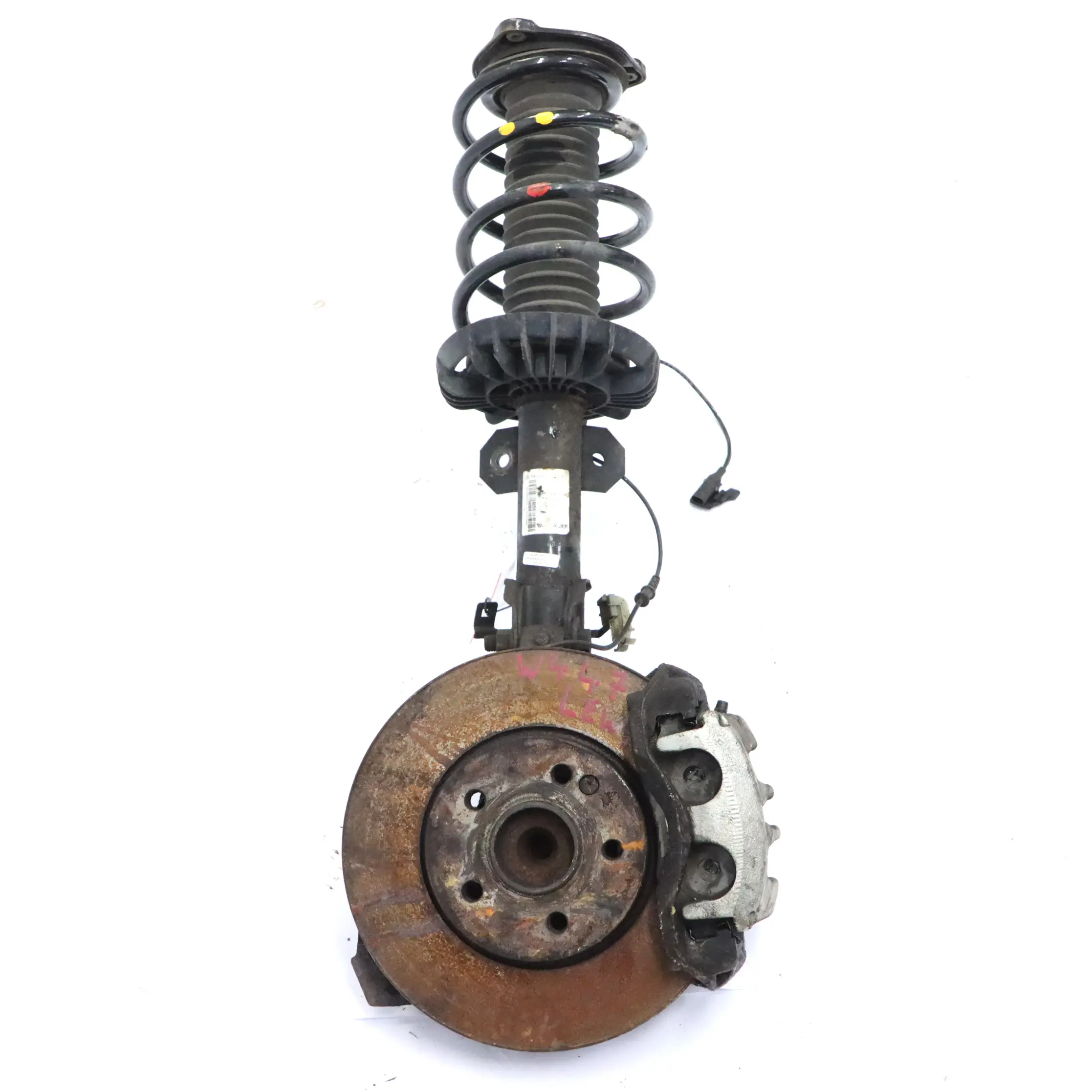Mercedes W447 anteriore sinistro sospensione gamba freno ruota mozzo disco pinza