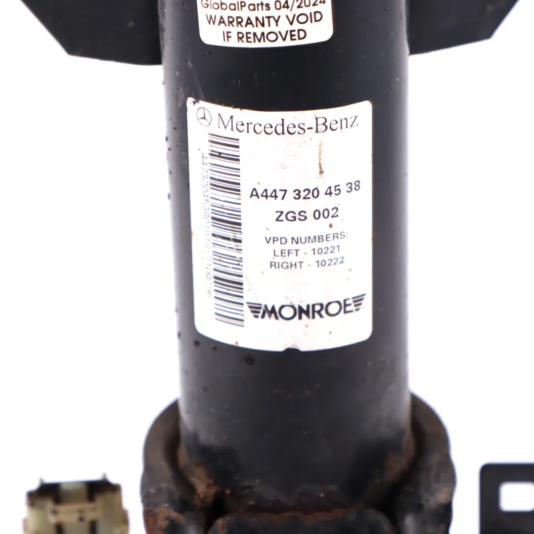 Front Shock Absorber Leg Strut Spring Right O/S to Mercedes Vito W447 with Part number A4473205538 Mercedes Vito W447 Front Shock Absorber Leg Strut Spring Right O/S - SKU A4473204538 - Part number A4473205538
