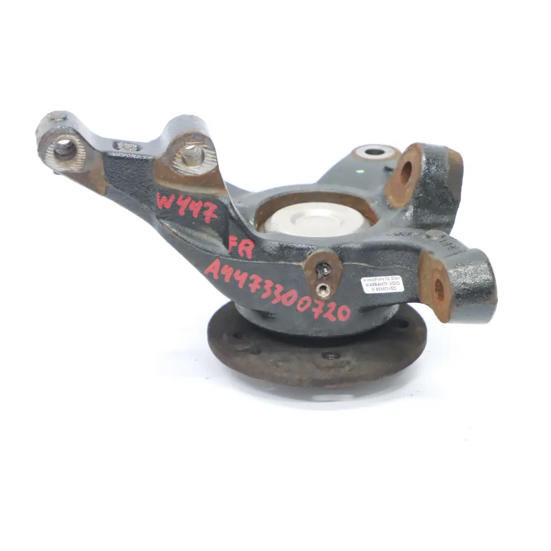 Carrier Mercedes Vito W447 Front Right O/S Suspension Wheel Hub Mount to Wheel with Part number A4473300720 Wheel Carrier Mercedes Vito W447 Front Right O/S Suspension Wheel Hub Mount - SKU A4473300720 - Part number A4473300720