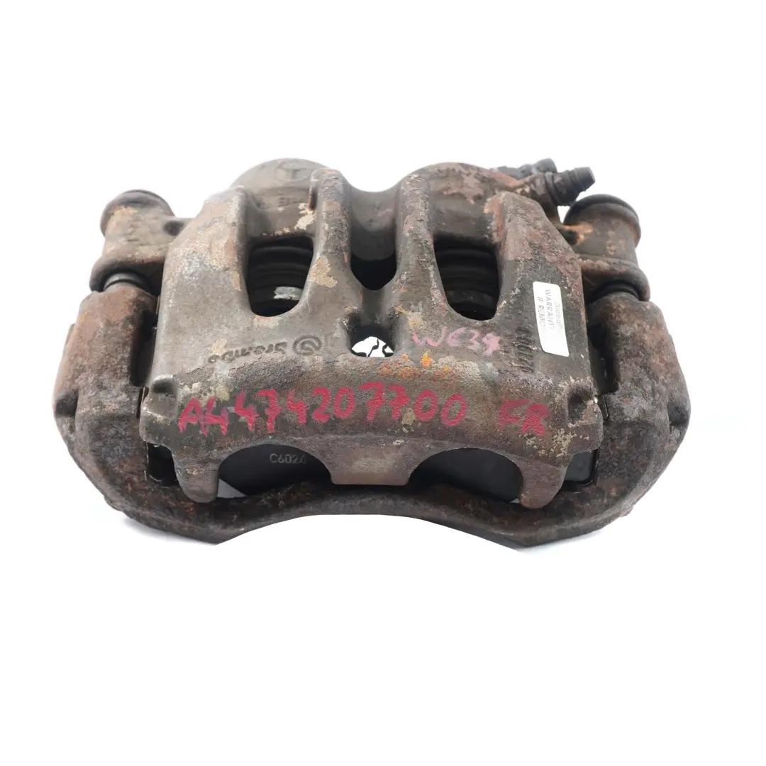 Pinza Freno Anteriore Destra O/S Brembo per Mercedes Vito W639 con numero di parte A4474207700 Mercedes Vito W639 Pinza Freno Anteriore Destra O/S Brembo - SKU A4474207700 - Numero di parte A4474207700
