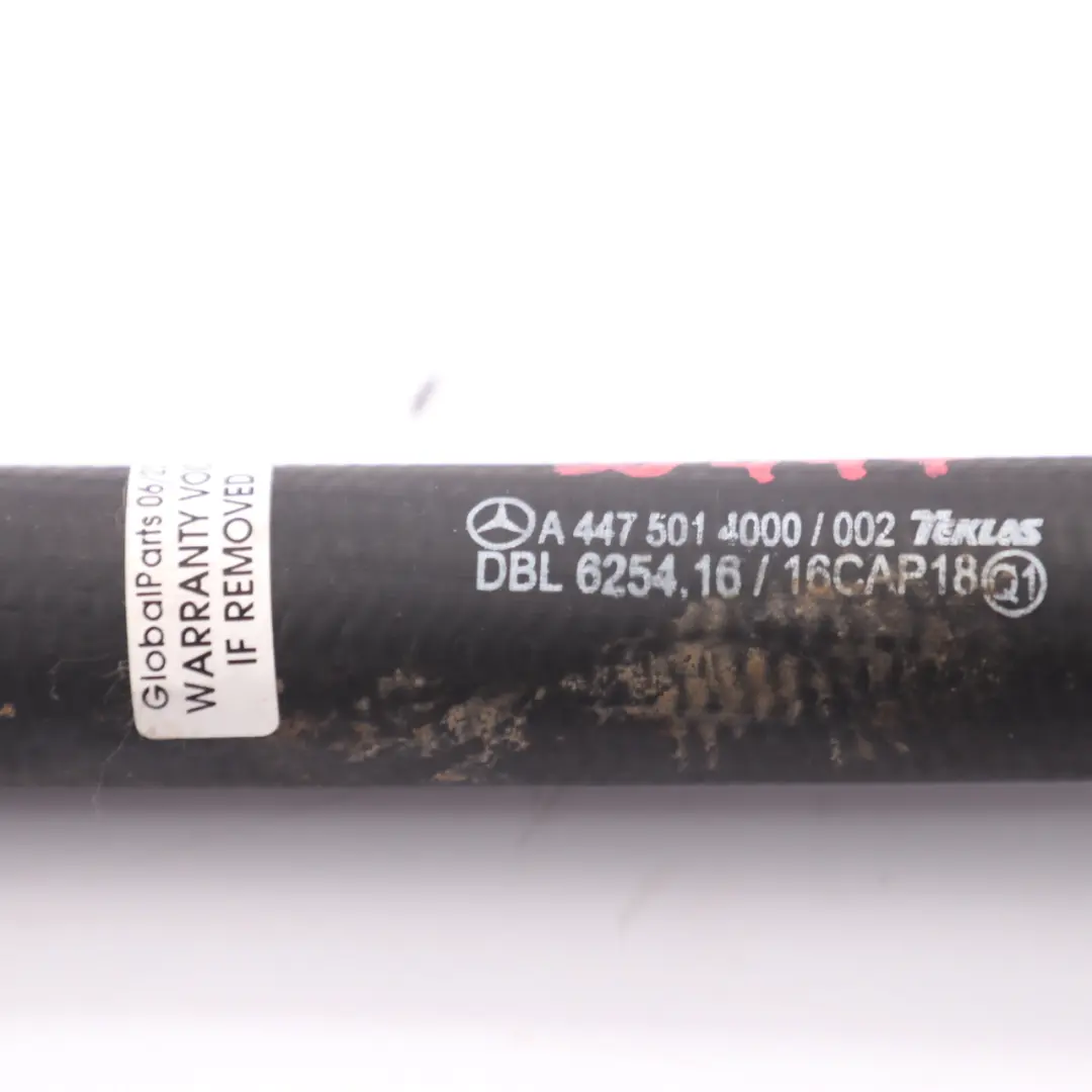 OM654 Tuyau d'arrosage Pompe refroidissement Ligne tuyauterie pour Mercedes Vito W447 à propos du numéro de pièce A4475014000 Mercedes Vito W447 OM654 Tuyau d'arrosage Pompe refroidissement Ligne tuyauterie - SKU A4475014000 - Numéro de pièce A4475014000