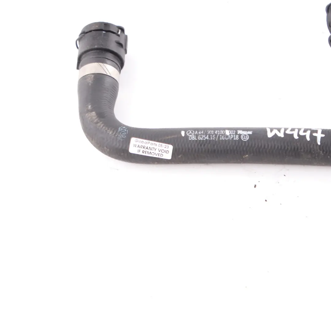 Coolant Hose Water Cooling Pump Water Pipe Line to Mercedes Vito W447 with Part number A4475014100 Mercedes Vito W447 Coolant Hose Water Cooling Pump Water Pipe Line - SKU A4475014100 - Part number A4475014100